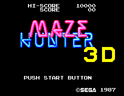 Maze Hunter 3D (SMS)   © Sega 1988    1/3