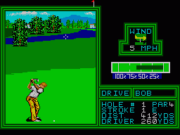 PGA Tour Golf (SMS)   © Tengen 1991    2/3