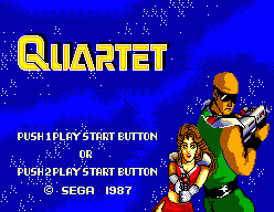 Quartet (SMS)   © Sega 1987    1/3