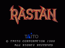 Rastan (SMS)   © Taito 1988    1/3