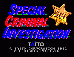 Special Criminal Investigation   © Taito 1992   (SMS)    1/3