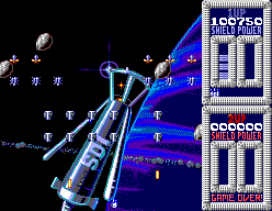 Super Space Invaders (SMS) &nbsp; &copy; Domark 1991 &nbsp;  4/6