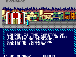 Where In The World Is Carmen Sandiego? (SMS)   © Parker Bros. 1988    2/3