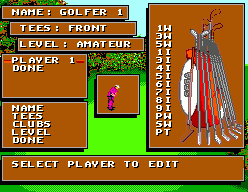 Sega World Tournament Golf (SMS)   © Sega 1993    2/3