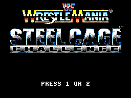 WWF Wrestlemania Steel Cage Challenge (SMS)   © Flying Edge 1993    1/5