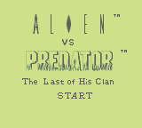 Alien Vs. Predator: The Last Of His Clan (GB)   © Activision 1993    1/3