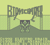 Bionic Battler (GB)   © Electro Brain 1990    1/3