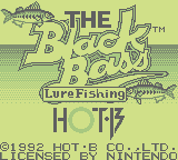 Black Bass: Lure Fishing (GB)   © HOT B 1992    1/3