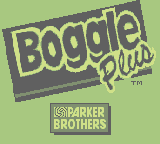 Boggle Plus (GB)   © Parker Bros. 1992    1/3