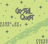 Crystal Quest (GB)   © Data East 1991    1/3