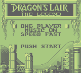 Dragon's Lair: The Legend (GB)   © Elite 1991    1/3
