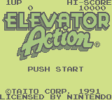 Elevator Action (GB)   © Taito 1991    1/3