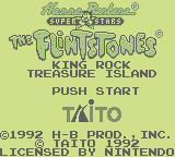 The Flintstones: King Rock Treasure Island (GB)   © Taito 1993    1/3