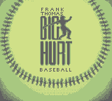 Frank Thomas Big Hurt Baseball (GB)   © Acclaim 1995    1/3