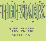 High Stakes Gambling (GB)   © Electro Brain 1992    1/3