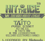 Hit The Ice (GB)   © Taito 1992    1/3
