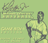 Ken Griffey Jr. Major League Baseball (GB)   © Nintendo 1997    1/3