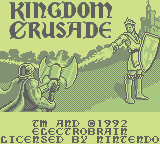 Kingdom Crusade (GB)   © Electro Brain 1992    1/3