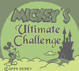 Mickey's Ultimate Challenge (GB)   © Hi Tech Expressions 1994    1/3