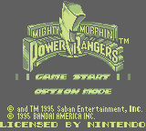 Mighty Morphin' Power Rangers: The Movie (GB)   © Bandai 1995    1/3