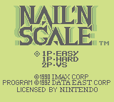 Nail 'N Scale (GB)   © Data East 1990    1/3