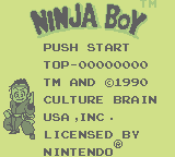 Ninja Boy (GB)   © Culture Brain 1990    1/3