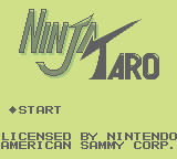 Ninja Taro (GB)   © American Sammy 1991    1/3