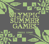Olympic Summer Games (GB)   © Black Pearl 1996    1/3
