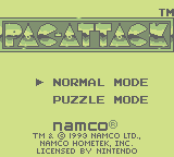 Pac-Attack (GB)   © Namco 1994    1/3