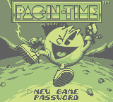 Pac-In-Time (GB)   © Namco 1995    1/3