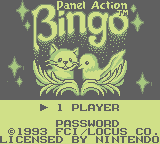 Panel Action Bingo (GB)   © FCI 1993    1/3