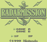 Radar Mission (GB)   © Nintendo 1990    1/3