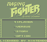 Raging Fighter (GB)   © Konami 1993    1/3