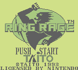 Ring Rage (GB)   © Natsume 1993    1/3