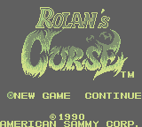 Rolan's Curse (GB)   © American Sammy 1990    1/3