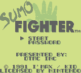 Sumo Fighter (GB)   © DTMC 1991    1/3