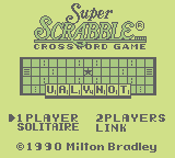 Super Scrabble Crossword Game (GB)   © Milton Bradley 1991    1/3