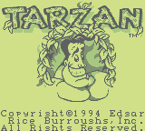 Tarzan: Lord Of The Jungle (GB)   © GameTek 1994    1/3