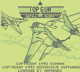Top Gun: Guts & Glory (GB)   © Konami 1993    1/3