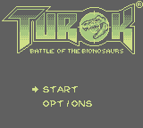 Turok: Battle Of The Bionosaurs (GB)   © Acclaim 1997    1/3