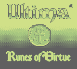 Ultima: Runes Of Virtue (GB)   © FCI 1991    1/3