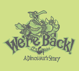 We're Back! A Dinosaur's Tale (GB)   © Hi Tech Expressions 1993    1/3