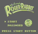 Who Framed Roger Rabbit (1991) (GB)   © Capcom 1991    1/3