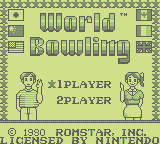 World Bowling (GB)   © Romstar 1990    1/3