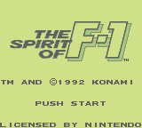 The Spirit Of F-1 (GB)   © Palcom 1991    1/3