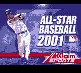 All-Star Baseball 2001 (GBC)   © Acclaim 2000    1/4