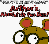 Arthur's Absolutely Fun Day! (GBC)   © Learning Company, The 2000    1/3