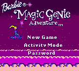 Barbie: Magic Genie Adventure (GBC)   © Mattel 2000    1/3
