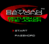 Batman Beyond: Return Of The Joker (GBC)   © Ubisoft 2000    1/3