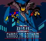 Batman: Chaos In Gotham (GBC)   © Ubisoft 2001    1/3
